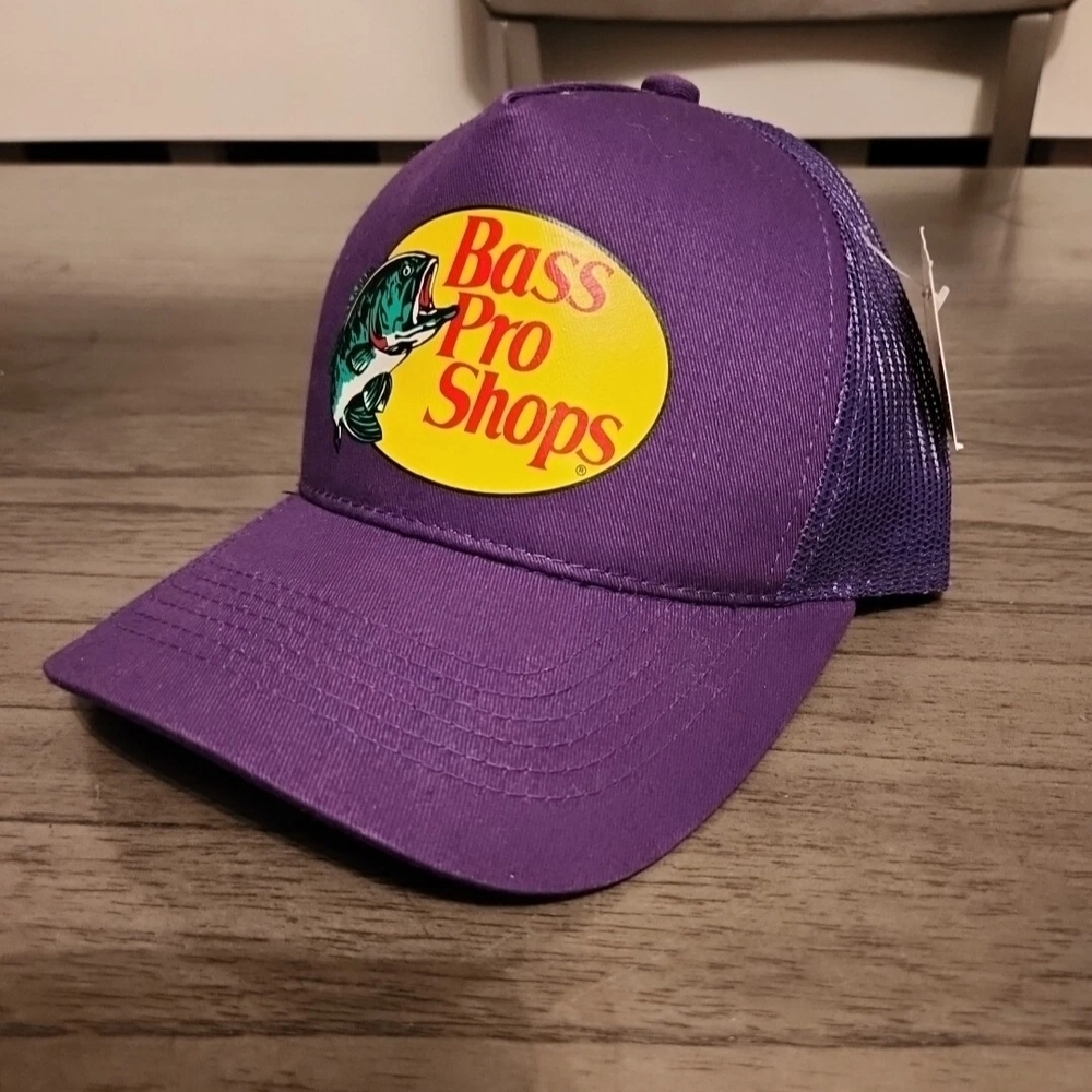 Bass Pro Shops Purple Mesh Cap